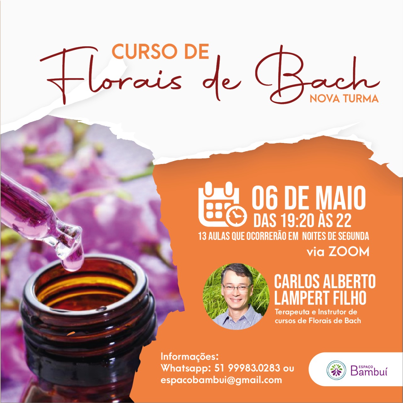 Curso Florais de Bach Online em Canoas - 06/05/21