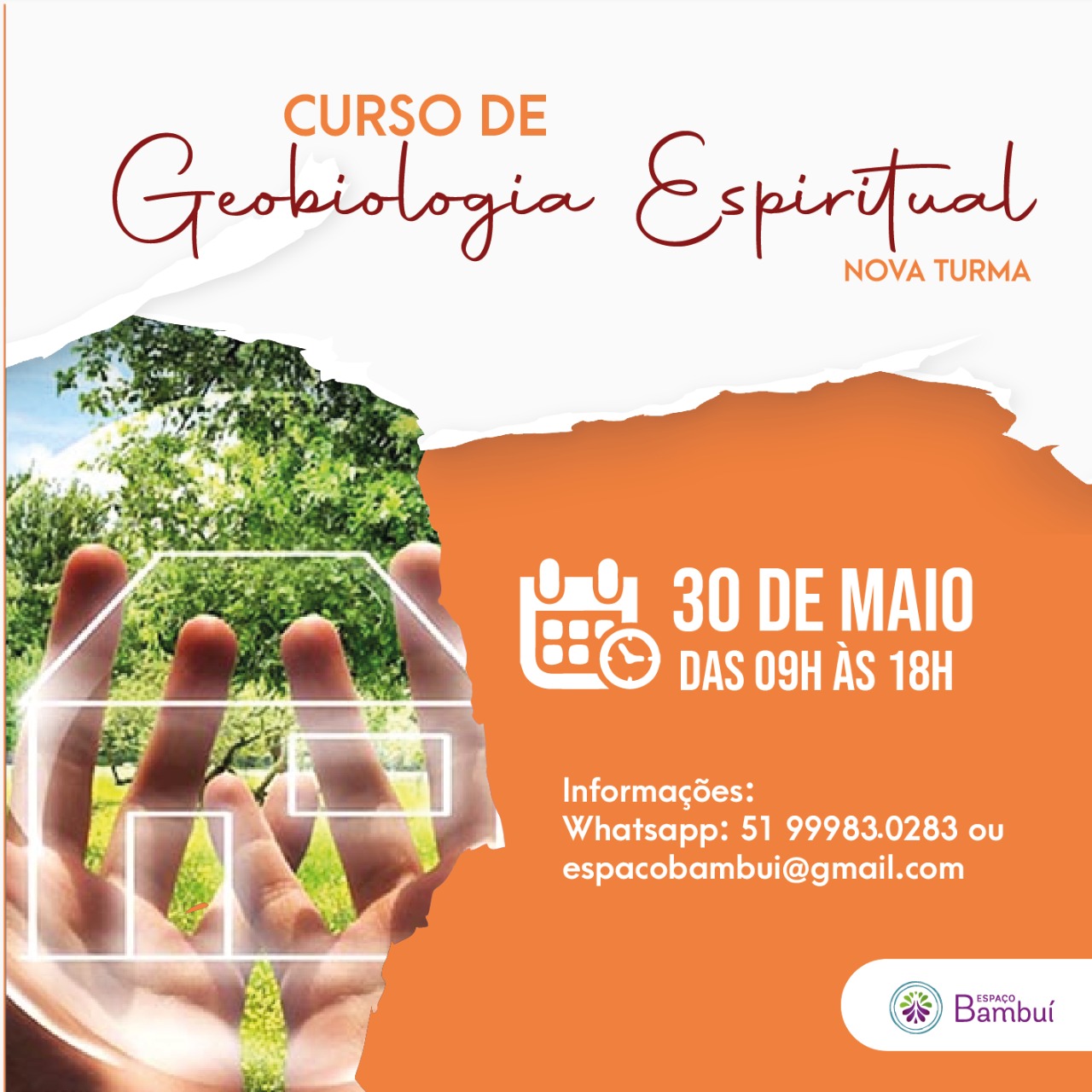 Curso de Geobiologia Espiritual em Canoas - 30/05 - Espaço Bambuí